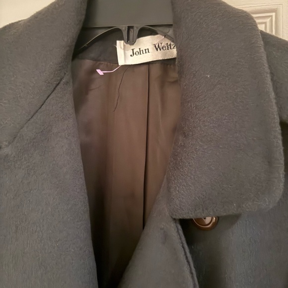 Vintage 100% Wool John Weitz Dark Green Women's Coat - Picture 14 of 16